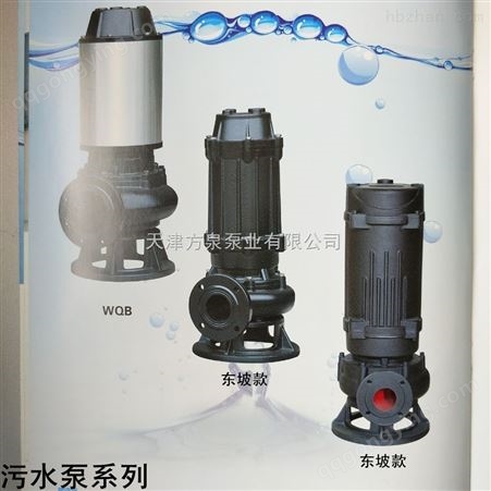 WQ大流量轴流泵-简易式轴流泵-天津铰刀污水泵