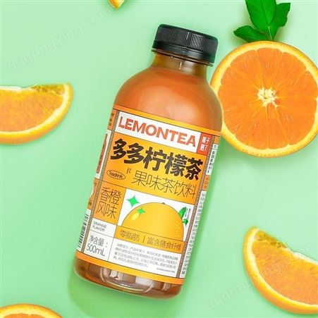 多多柠檬茶500ml 重庆饮料团购批发